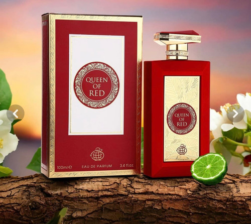 عطر ادوپرفیوم زنانه فراگرنس ورد مدل کویین آف رد حجم ۱۰۰ میل