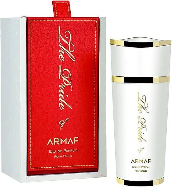 عطر ادکلن ادوپرفیوم زنانه مدل د پراید پور فم آرماف از برند آرماف | Armaaf The Pride pour Femme رایحه باکارات رژ سفید