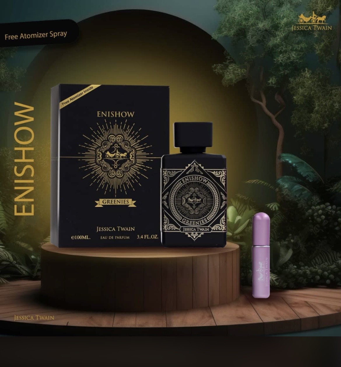 عطر اینیشیو عود فور گریتنس جسیکاتوین Jessicatwain اورجینال با اتومایزر رایگان حجم 100میل