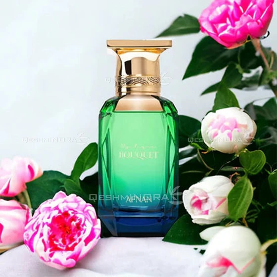 عطر ادوپرفیوم زنانه میستیک بوکت افنان حجم ۸۰ میلی لیتر خنک شیرین