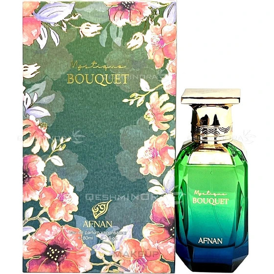 عطر ادوپرفیوم زنانه میستیک بوکت افنان حجم ۸۰ میلی لیتر خنک شیرین