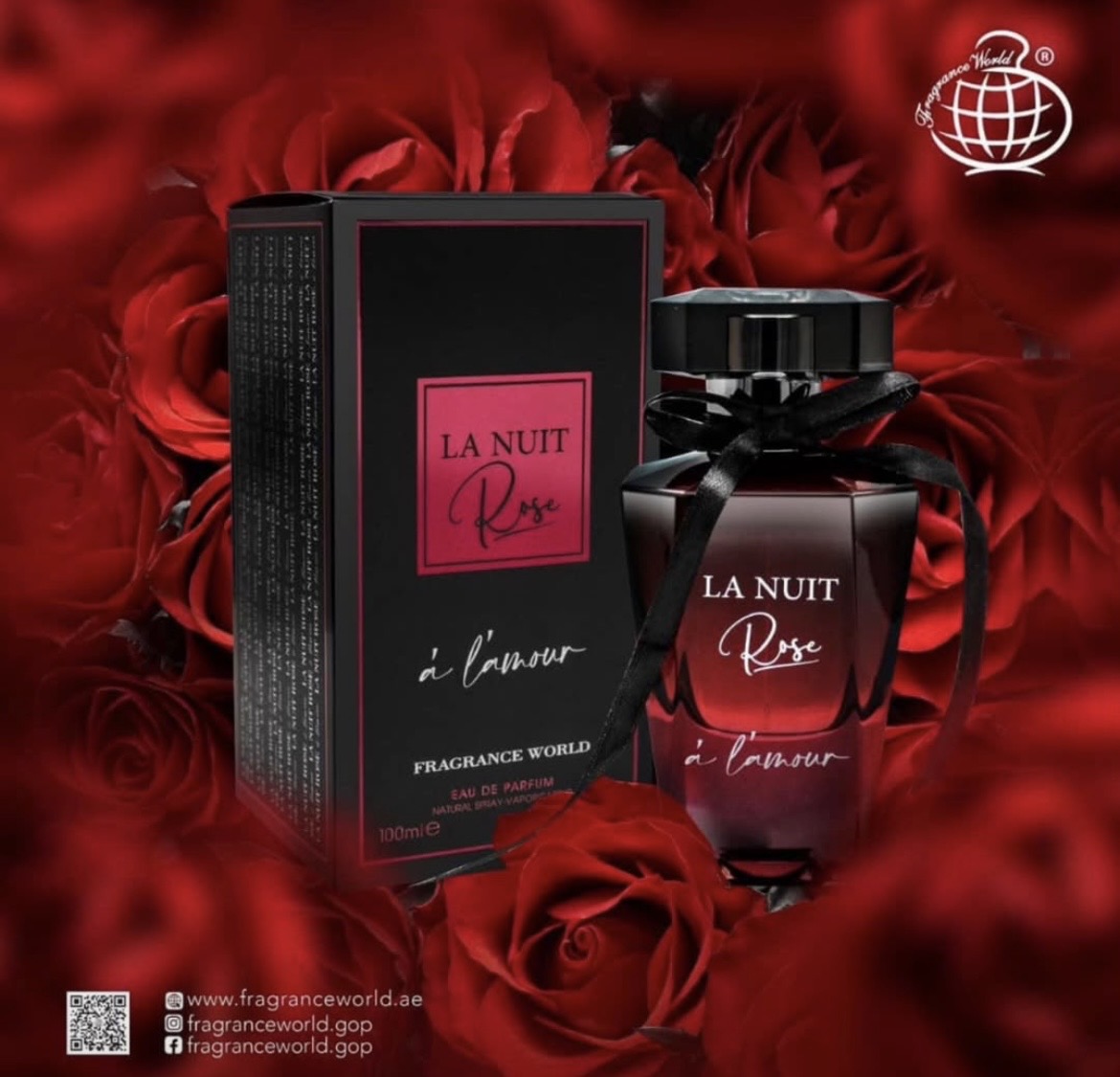 عطر ادکلن زنانه لانکوم لا نویت ترزور ای لا فولی فراگرنس ورد (Fragrance World Lancome La Nuit Trésor à la Folie)