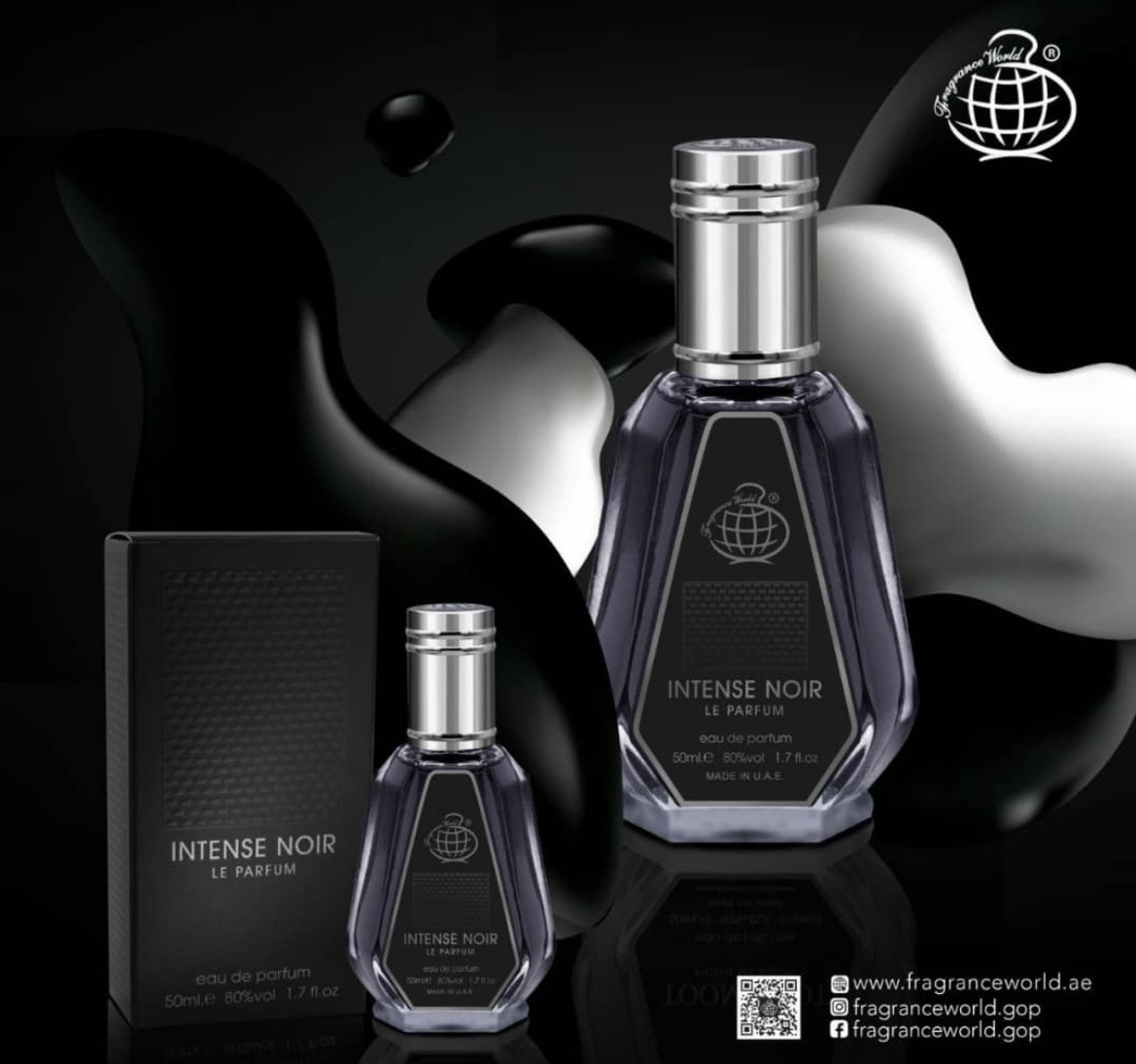 ادکلن اینتنس نویر شرکت فرگرانس امارات وارداتی حجم 50 میل intense noir